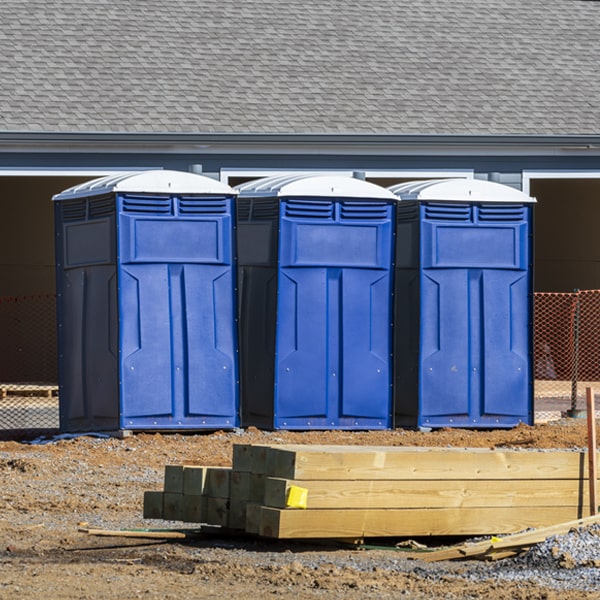 what is the expected delivery and pickup timeframe for the portable toilets in Big Island